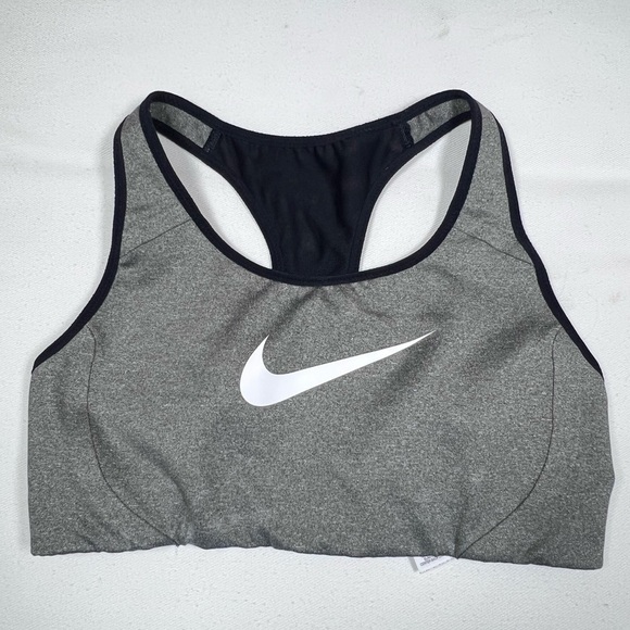 Nike Women’s Victory Shape Grey/Black High Support Sports Bra Non Padded size S - Picture 1 of 4